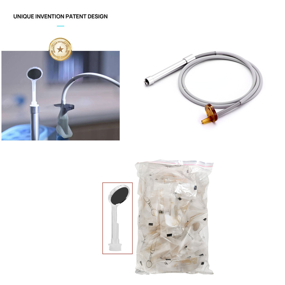 Dental Disposable Saliva Suction Kit Anti-fog Mirror/Suction Mouth/Matching Hand
