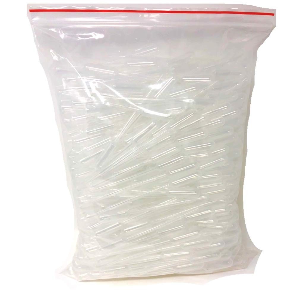 Large Bulb Transfer Pipettes – 7ml, 155mm Length, Non-toxic LDPE, Pack of 500