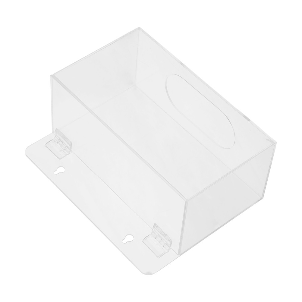Hairnet Storage Box Wall Mount Dispenser Acrylic Lid Container Countertop Case