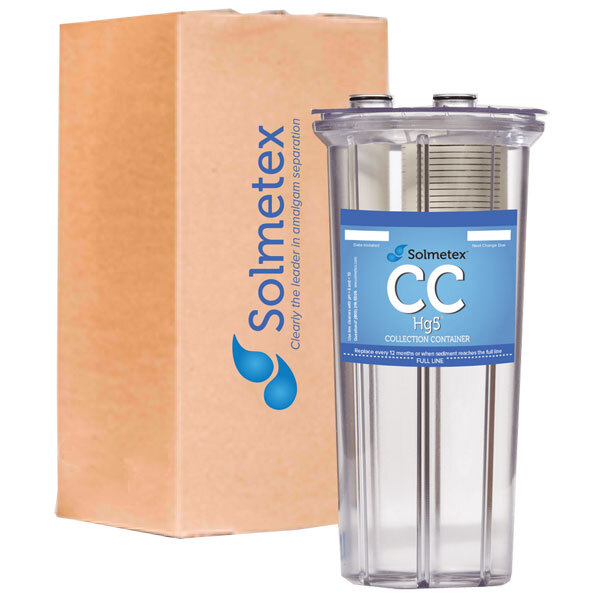 Solmetex HG5-002CR HG5 Dental Amalgam Collection Container With Recycle Kit