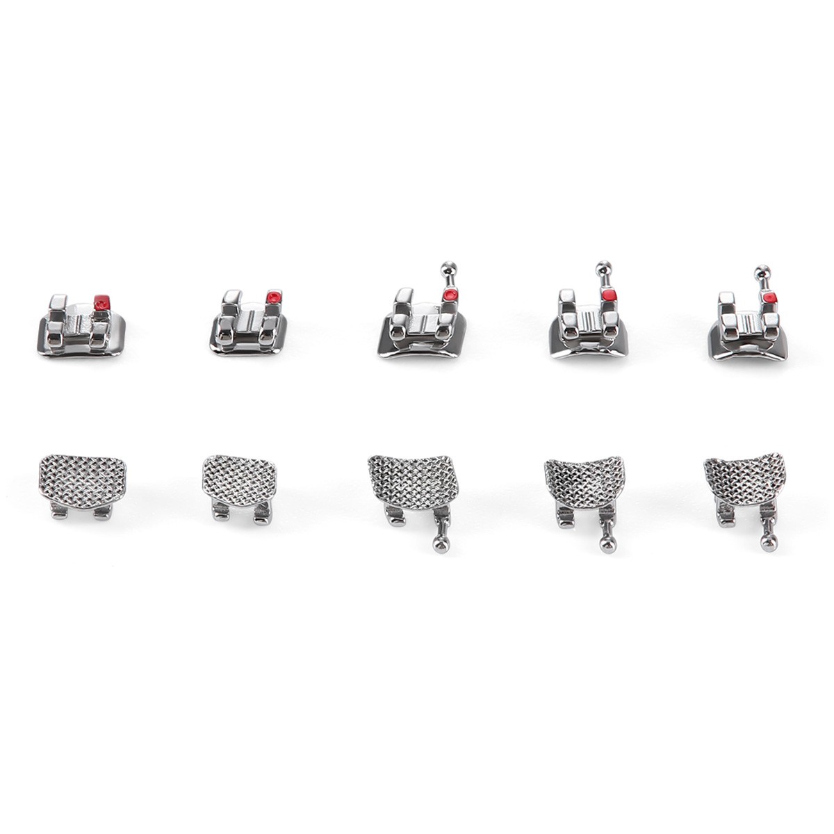 Dental Orthodontic Non-Conv 1st Molar Bondable Monoblock Roth 0.022 Buccal Tubes
