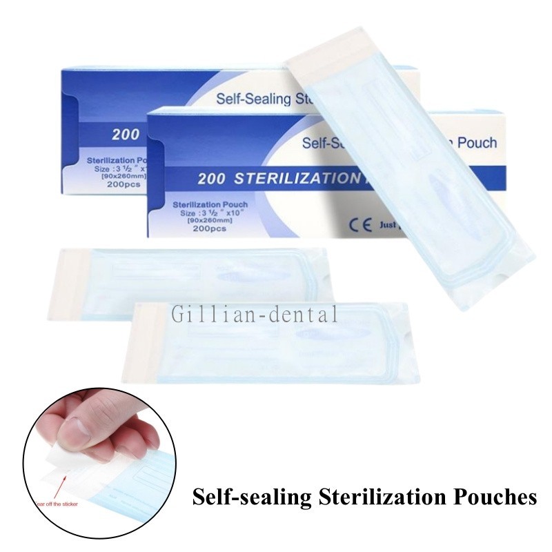 Self Sealing Sterilization Pouches Dental Medical Self Seal Pouch Bag Sterile