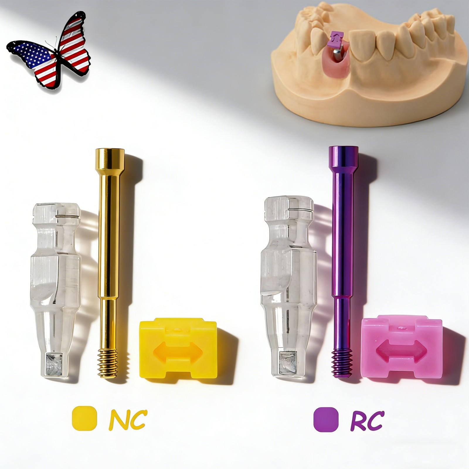 Bone Level Straumann ITI Impression Coping Transfer Analog Open/Close Tray RC NC