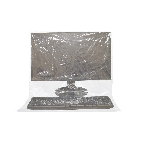 Pac-dent LCD & Keyboard Infection Control Barrier Sleeves Clear 22″ x 26″ 250pk