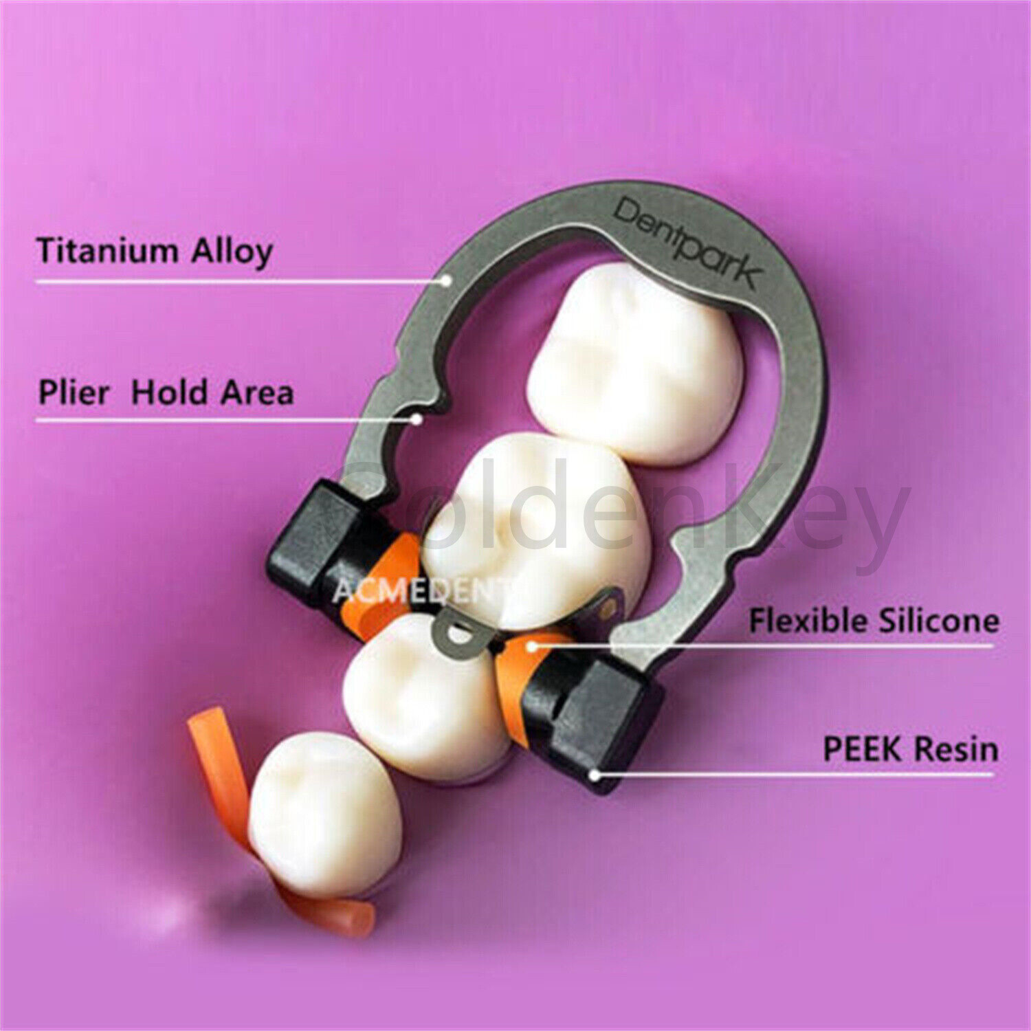 Dental Titanium Alloy Ring Matrix System Clamp Garrison Small And Medium