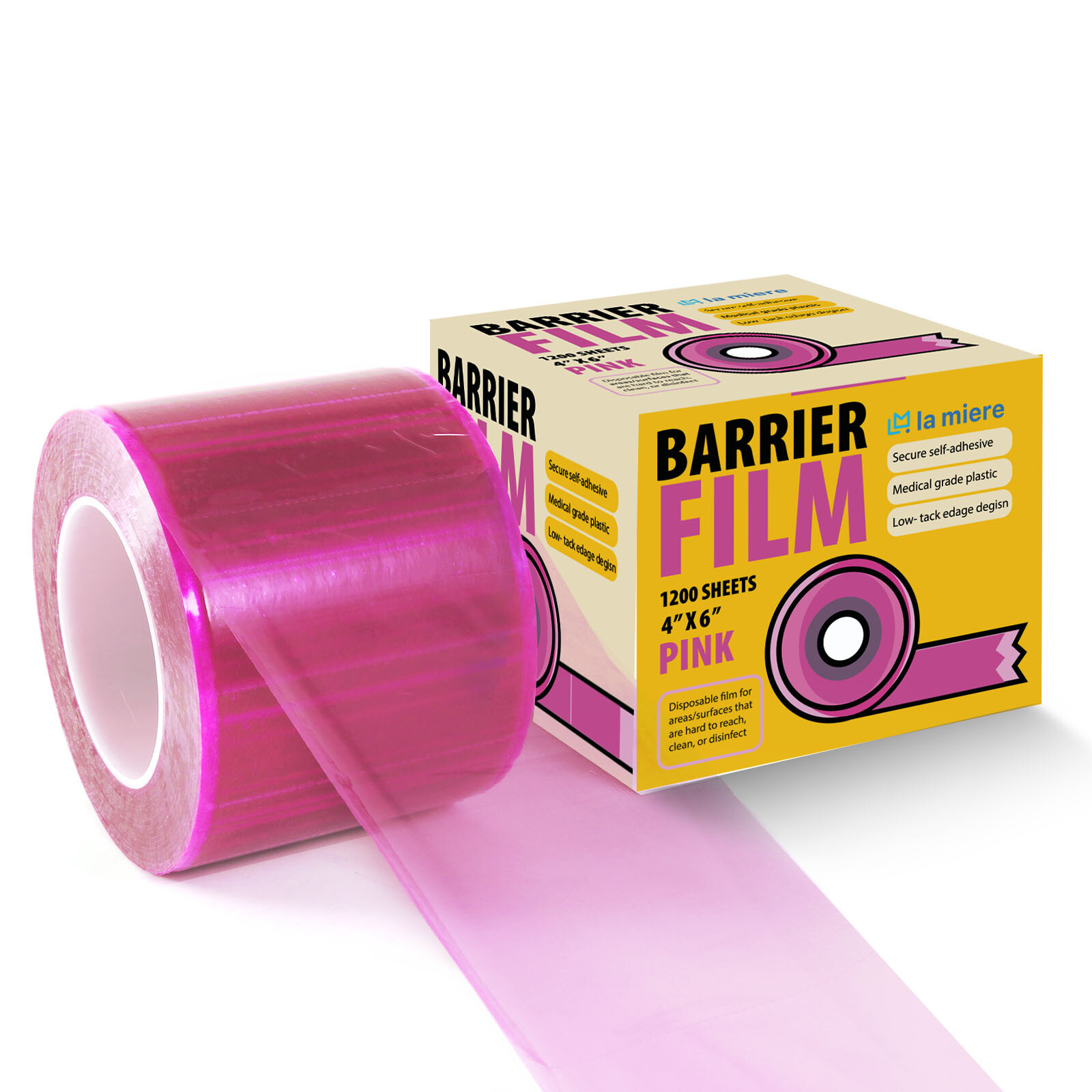 Blue Barrier Film, Plastic Sheets, Tape for Dental Tattoo Medical Adhesive Roll