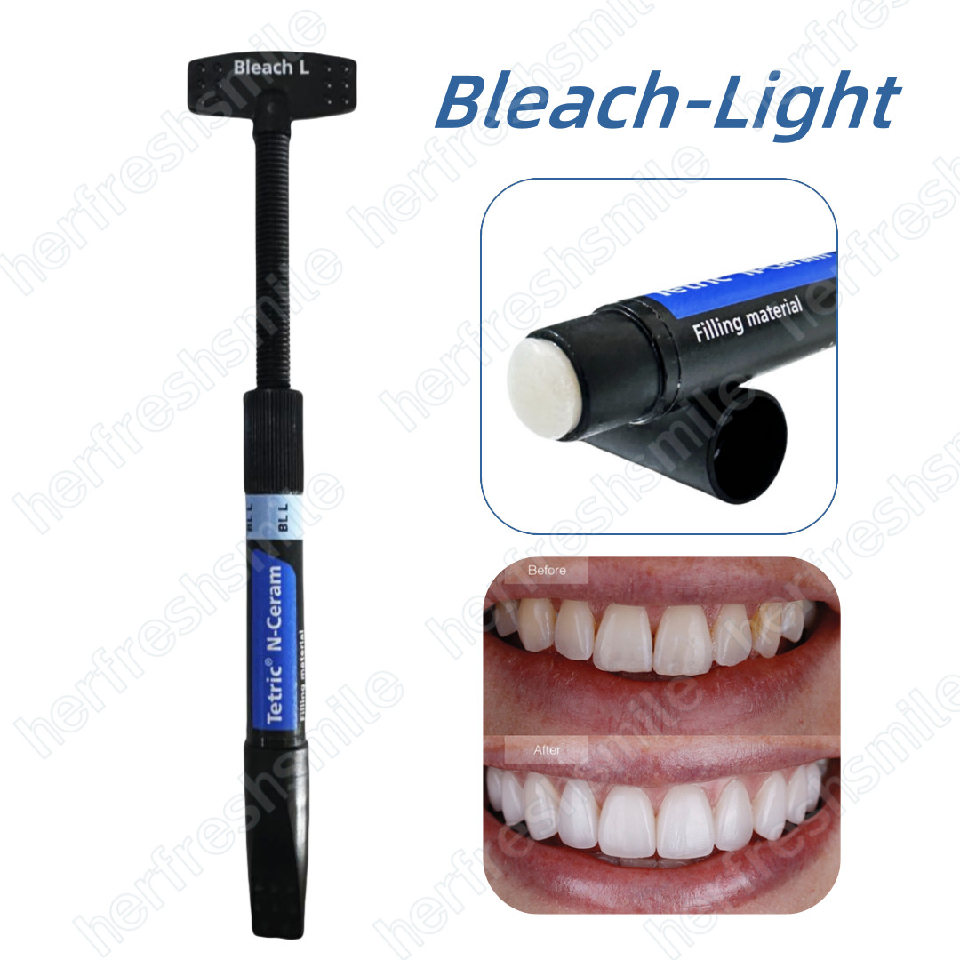 BLL Dental Tetric N-Ceram Composite Resin Bleach Light Color Whitening Veneer