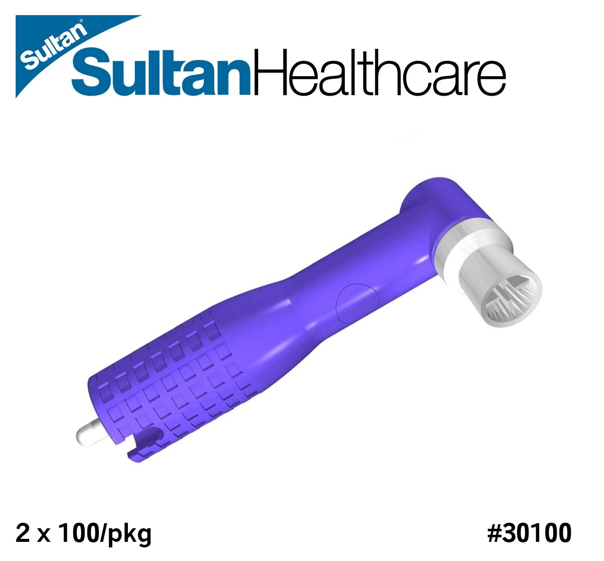 Disposable Prophy Angles Sultan Upgrade – Firm White 100/Box #30100