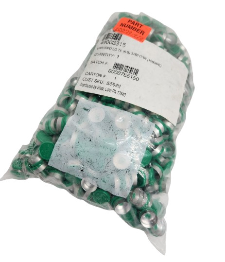 VWR FO LQ TE 20mm Flip-Off / FlipCap Green Aluminum Seals / 950 count