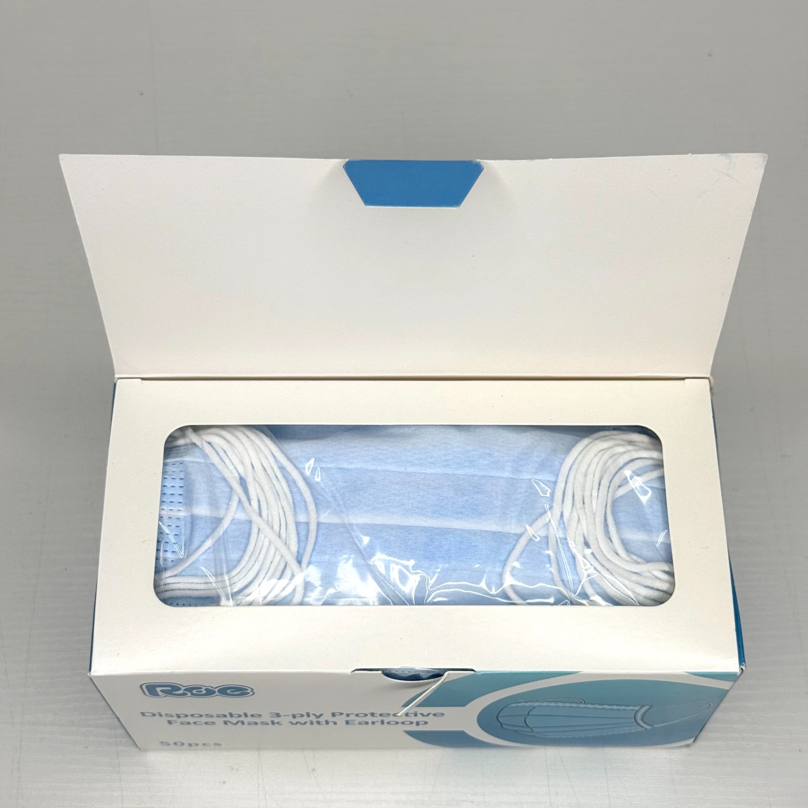 NEW 50 PCS Disposable 3-Ply Protective Earloop Face Mask Non Medical Adult Size