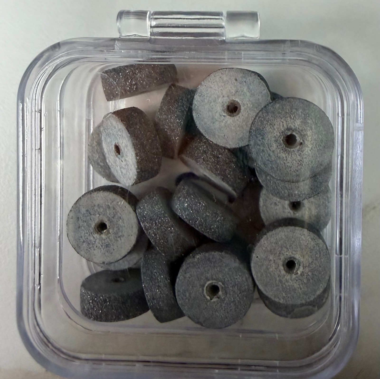 Dental Grinding Wheels Abrasive Stones Lab Supply with Clear Case