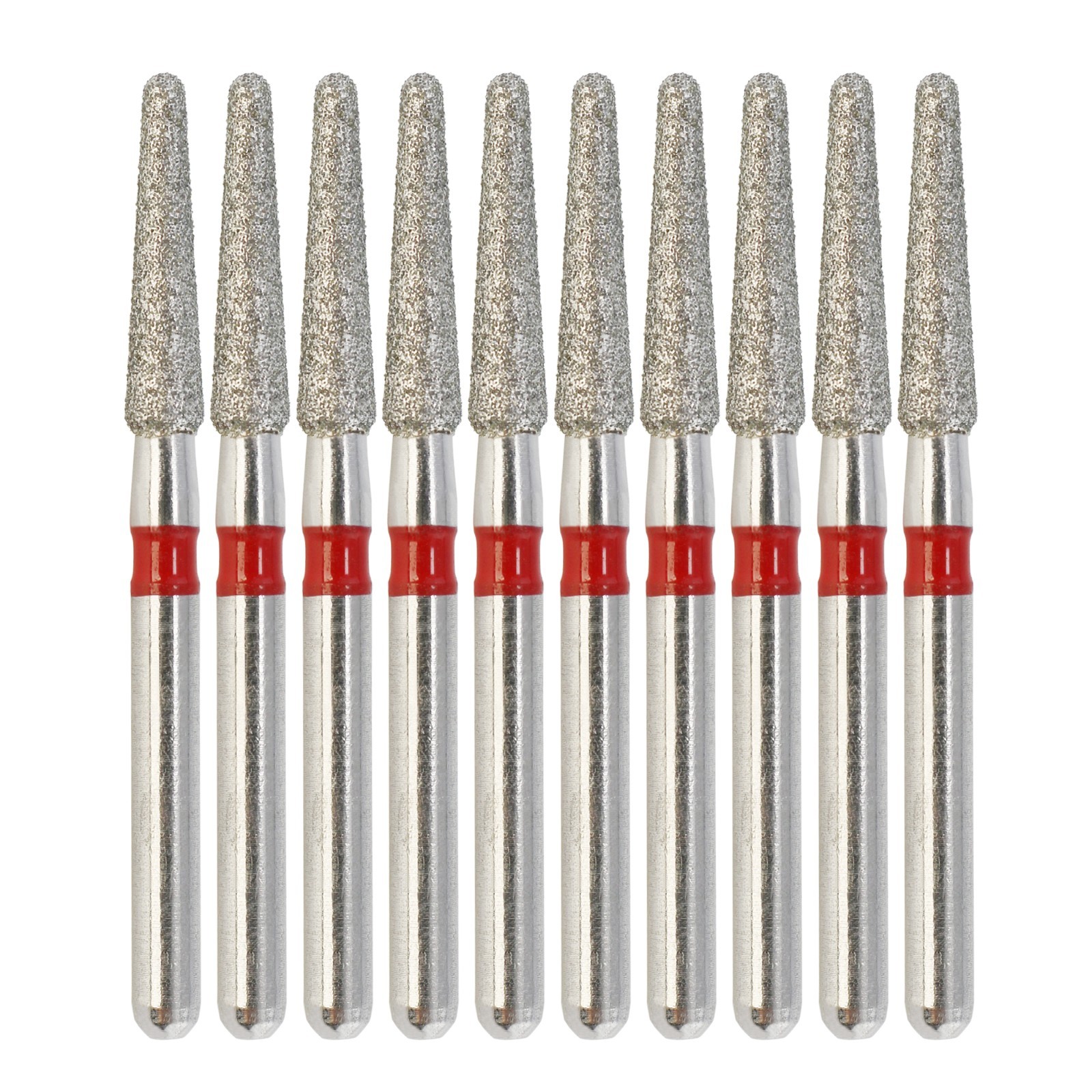 Multi-Use Dental Diamonds Round End Taper FG Burs 856/018F Fine Grit High Speed