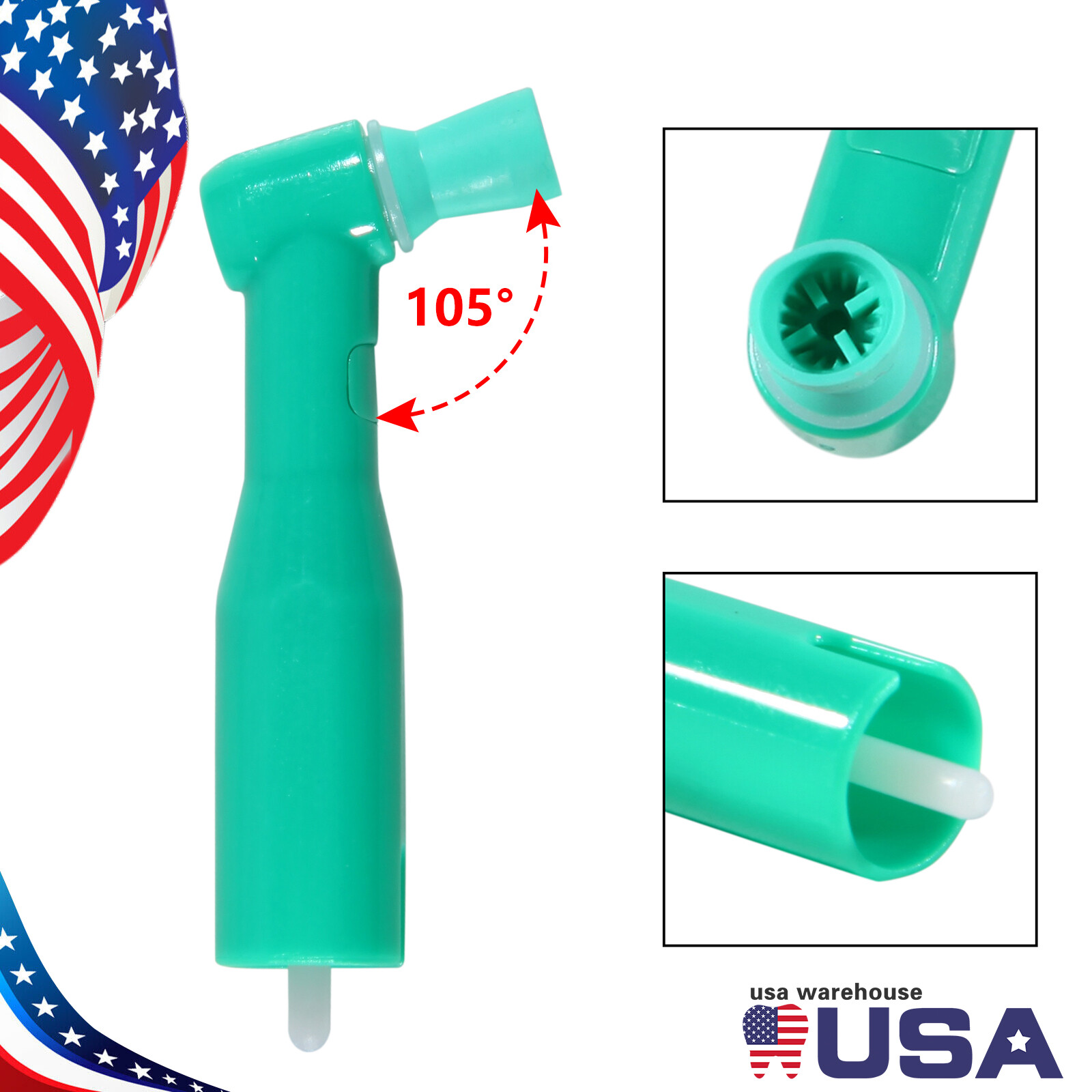 High Quality 500 dental disposable prophy angles Soft cup Latex Free