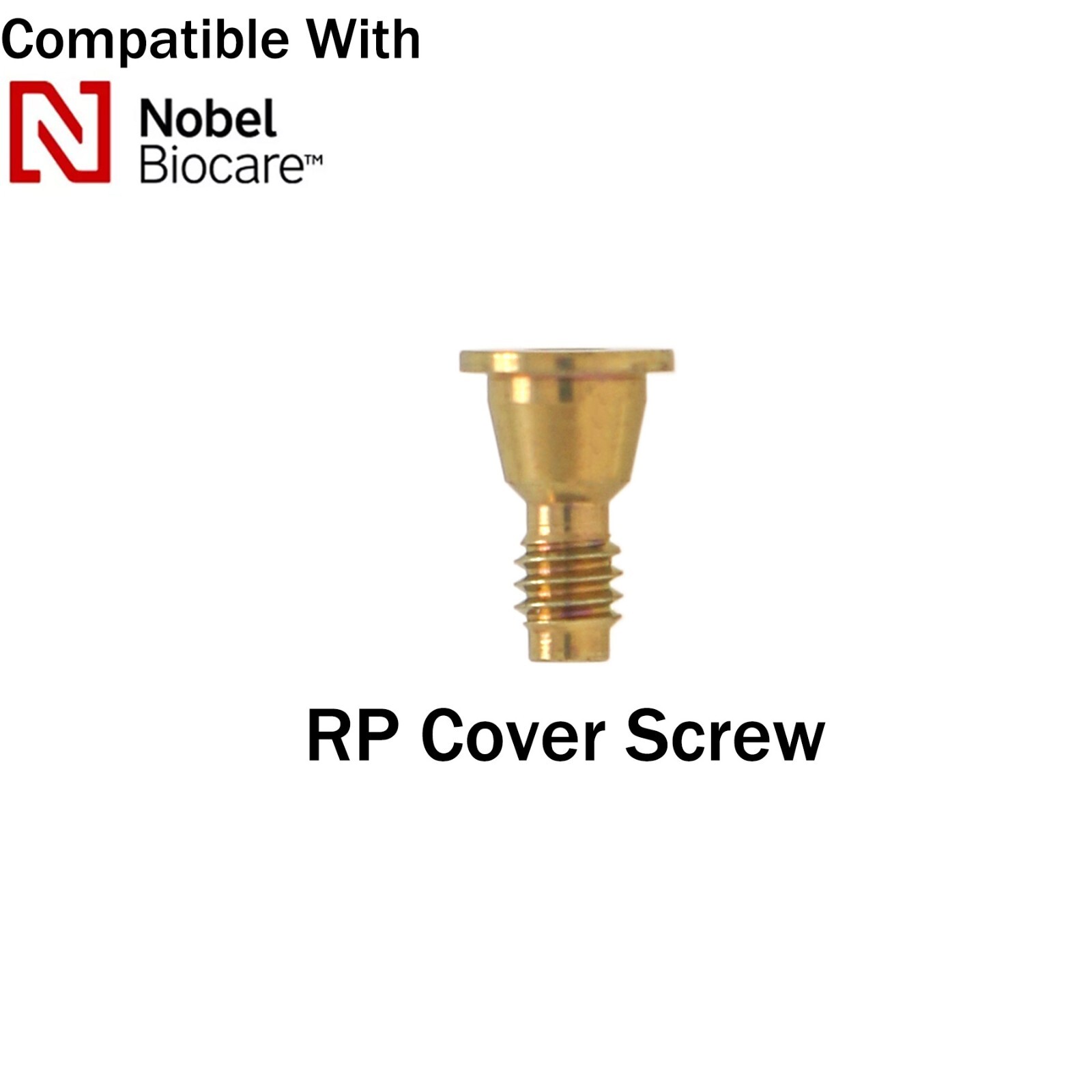 Dental Healing Cap Abutment RP/NP Compatible With NOBEL Active Ø3.6/5.0/6.0mm