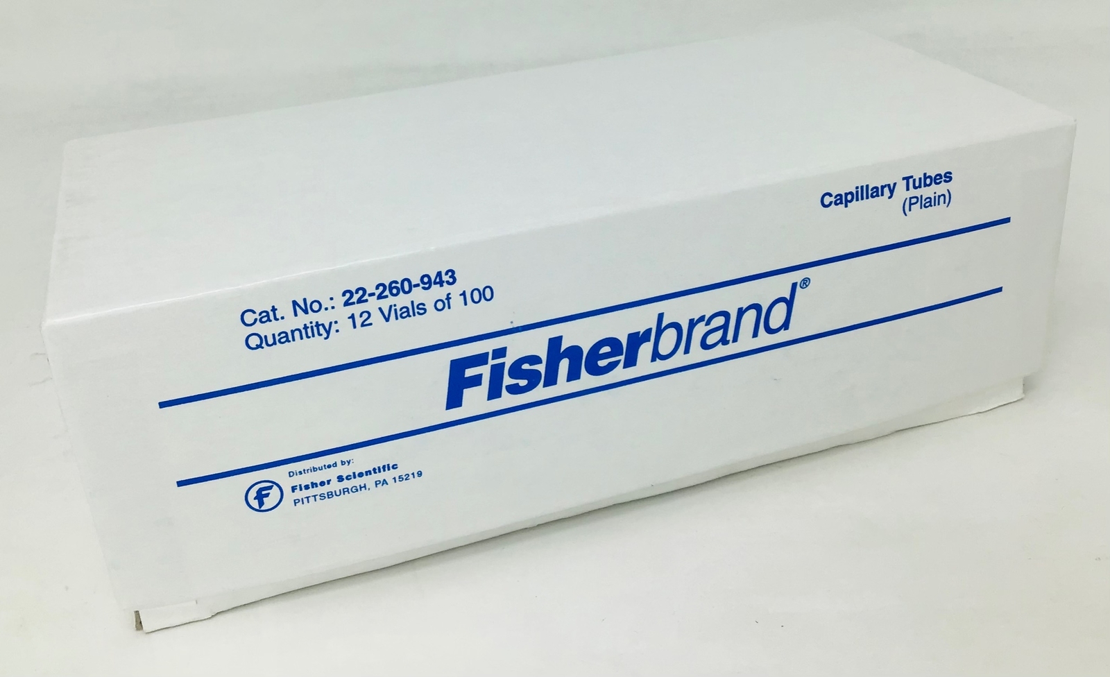 Fisherbrand 22-260-943 Plain Capillary Tubes – Box of 1200