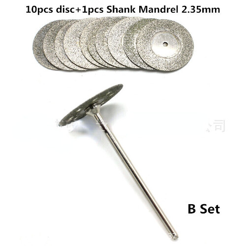 10PCS Dental Emery Gypsum Sub-Mold Slice Separat Disc Ultra-ThinDouble-SidedSand
