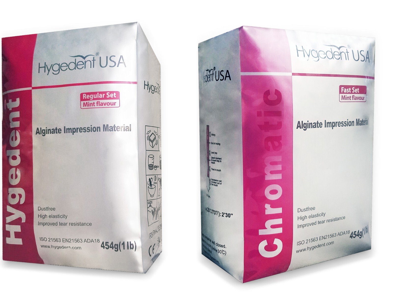 HygeDent Chromatic Dental Alginate – High Precision, Easy Mixing (Choose Speed)