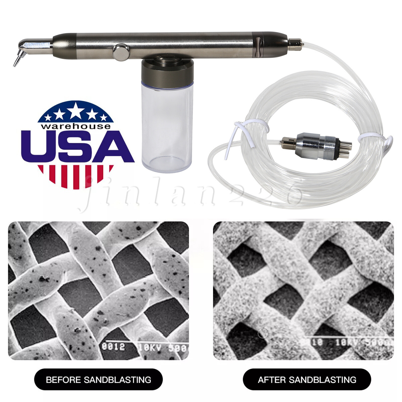 Dental Aluminum Oxide Micro Blaster Air Abrasion Polish Microetcher Sandblaster