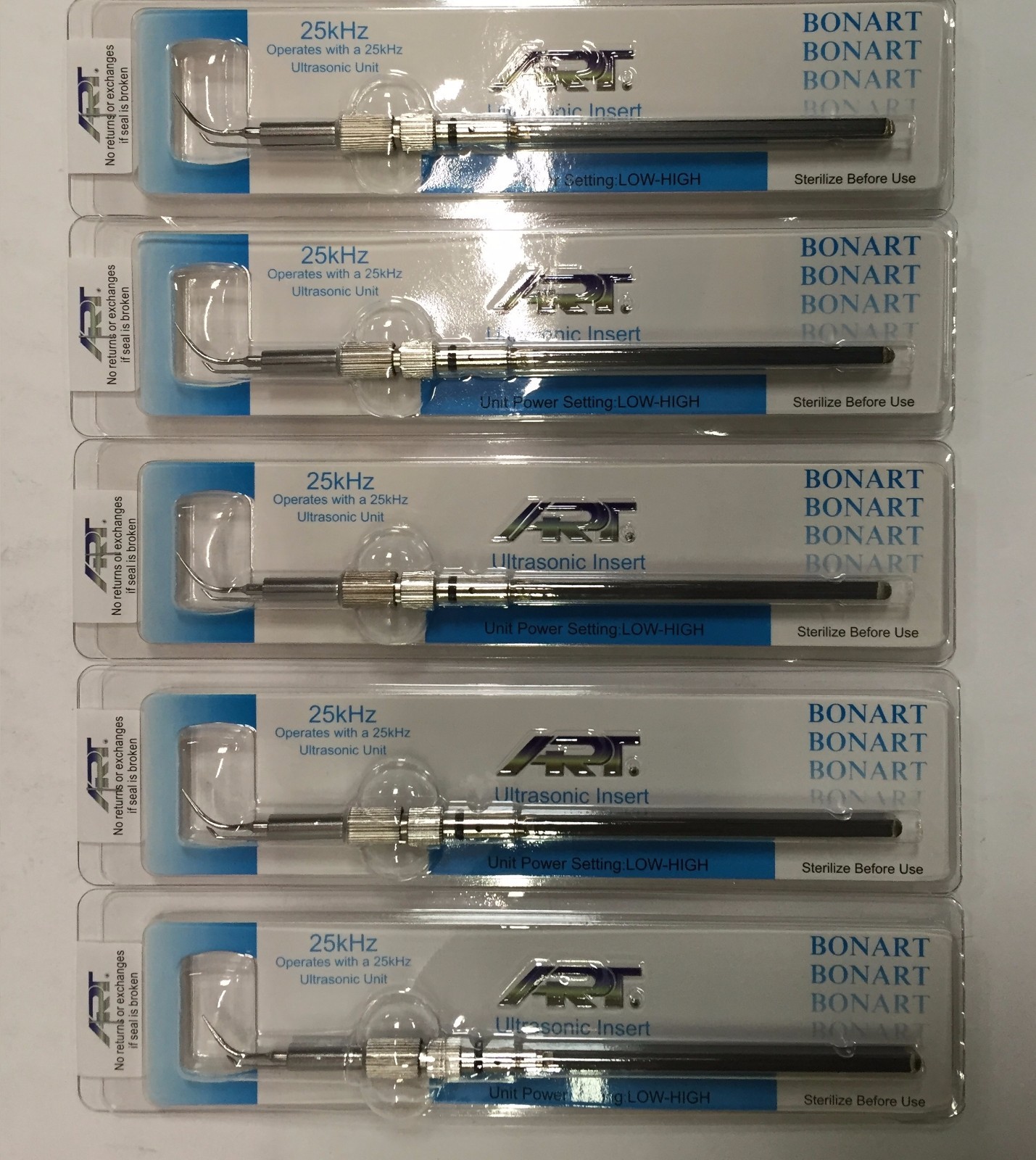 Dental Medical Cavitron Ultrasonic Insert 25KHz P-10 Tip Universal 5/Pack BONART