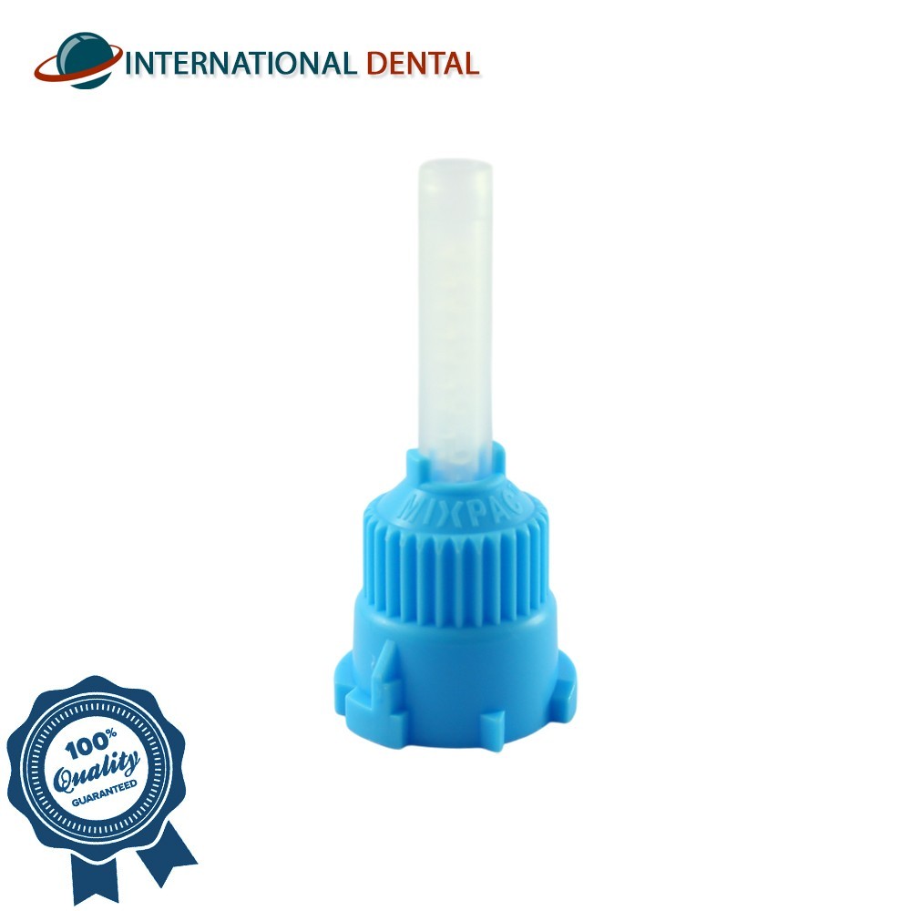 Dental Medmix MIXPAC™ Light Blue T-Mixer™ Disposable Mixing Tips D Outlet