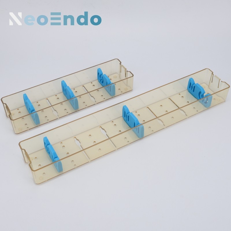 Rigid Endoscope Plastic Sterilization Box With Lid, PPSU Sterilizing Case