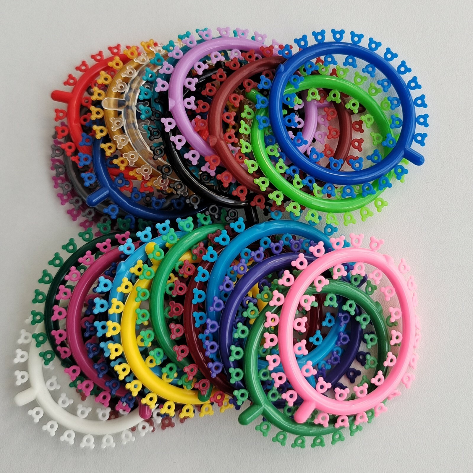 Dental Orthodontic Cartoon Mickey Ligature Ties O-Ring Elastic Rubber Bands CE