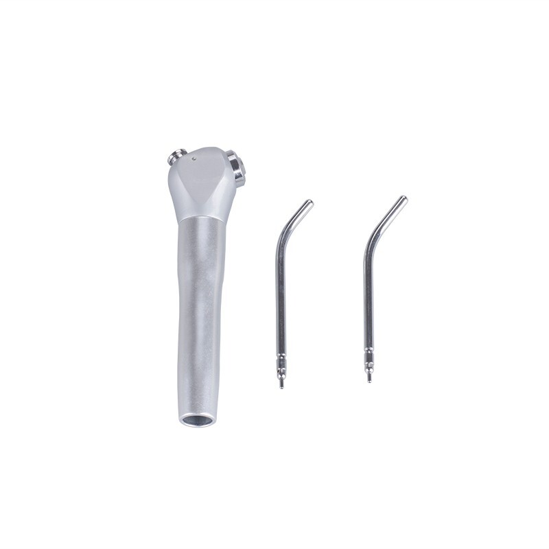 Dental 3 Way Air Water Spray Triple Syringe Handpiece 2PC Nozzles Tips Tubes CE
