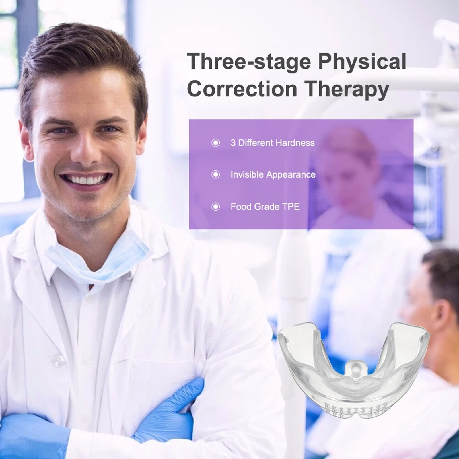Dental Multifunctional Invisible Braces Orthodontic Smile Teeth Alignment Traine
