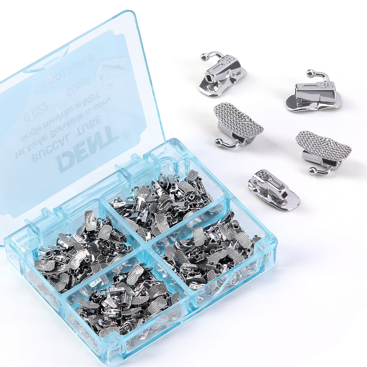 MacDent Dental Orthodontic Buccal Tubes 1st 2nd Molar Tube Roth MBT 022 Bondable