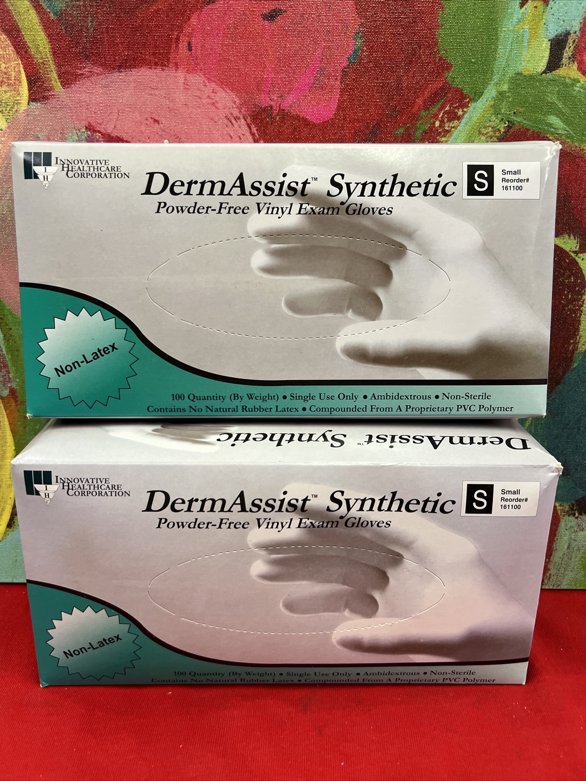 INNOVATIVE Healthcare 2 Boxes DermAssist Powder Free Exam Gloves Small NIB