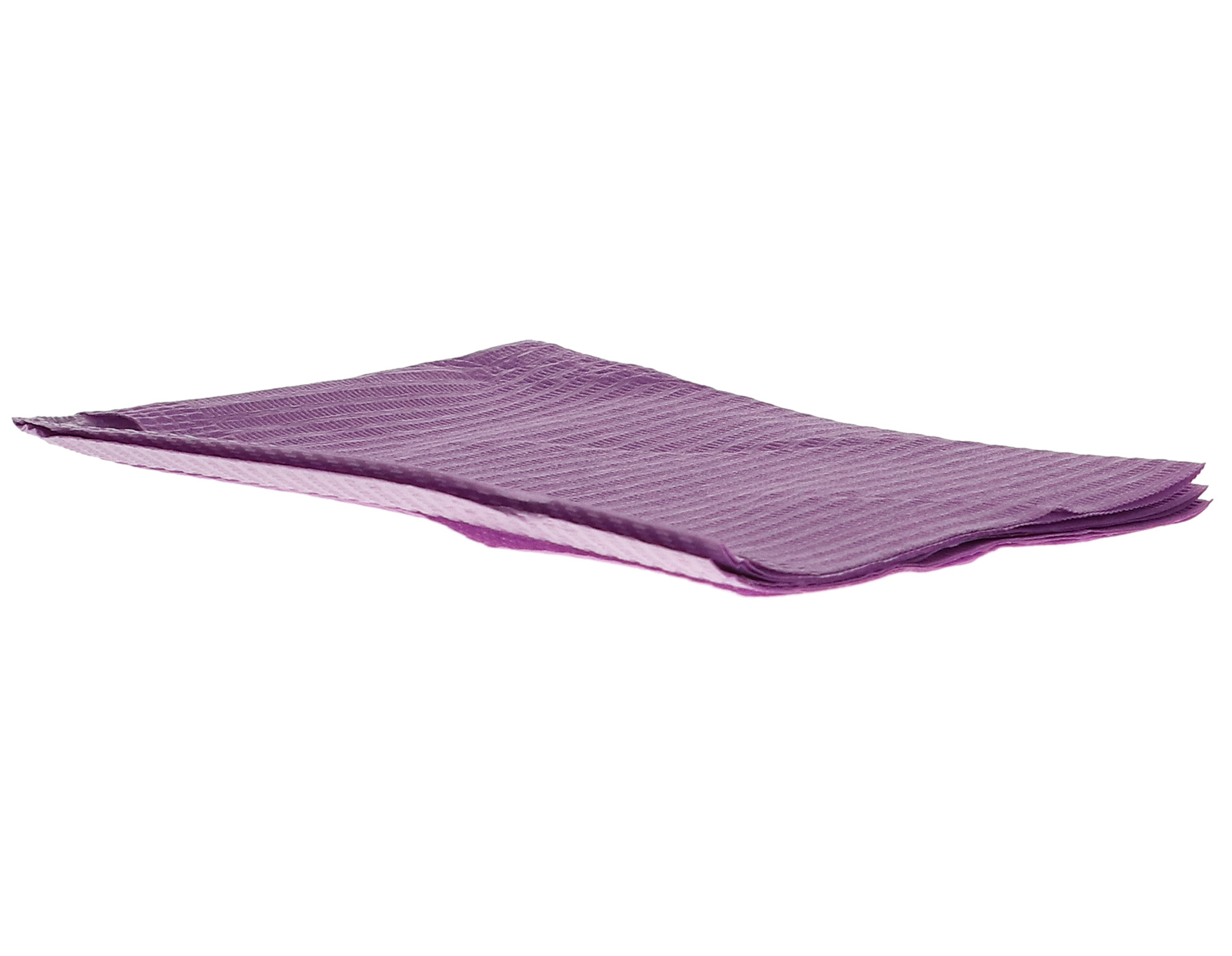 House Brand Dentistry 109220 Dental Patient Bibs 2+1 Ply 13″ X 18″ Purple 500/Bx