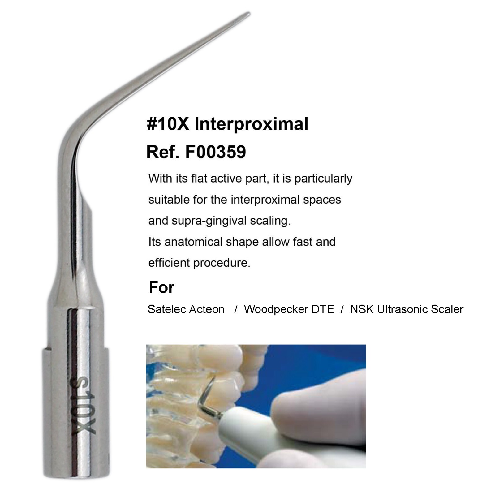 Dental For Acteon Satelec Piezo Scaler Tip #1 #1s 10Z H3 10P Scaling P5 Newtron