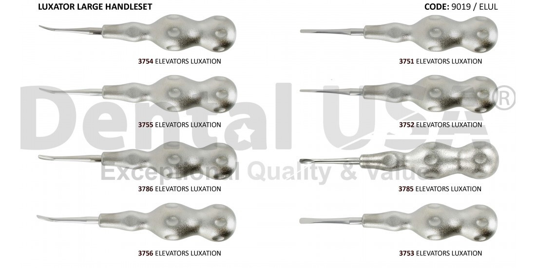 Dental USA LUXATOR LARGE HANDLESET (8PCS)