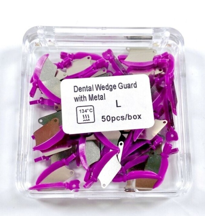 Dental Prime Teeth Interproximal Wedge Guard With Metal Plastic Wedge Knife