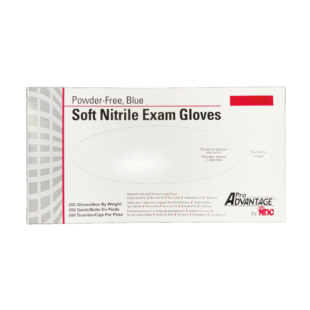 Powder-Free Soft Nitrile Exam Gloves, Size Extra Large – Case of 2,000 Gloves