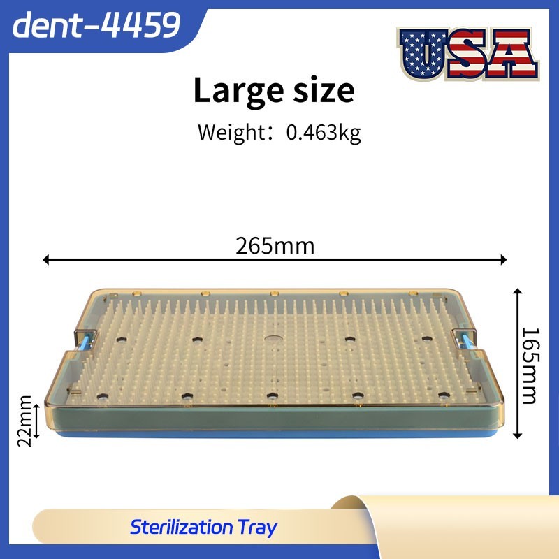 Silicone Sterilization Tray Surgical Instruments Disinfection Box Large USA