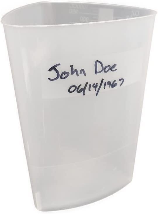 Vakly Graduated Intake Output Container 32 oz (10 Pack) – 32 ounces, White