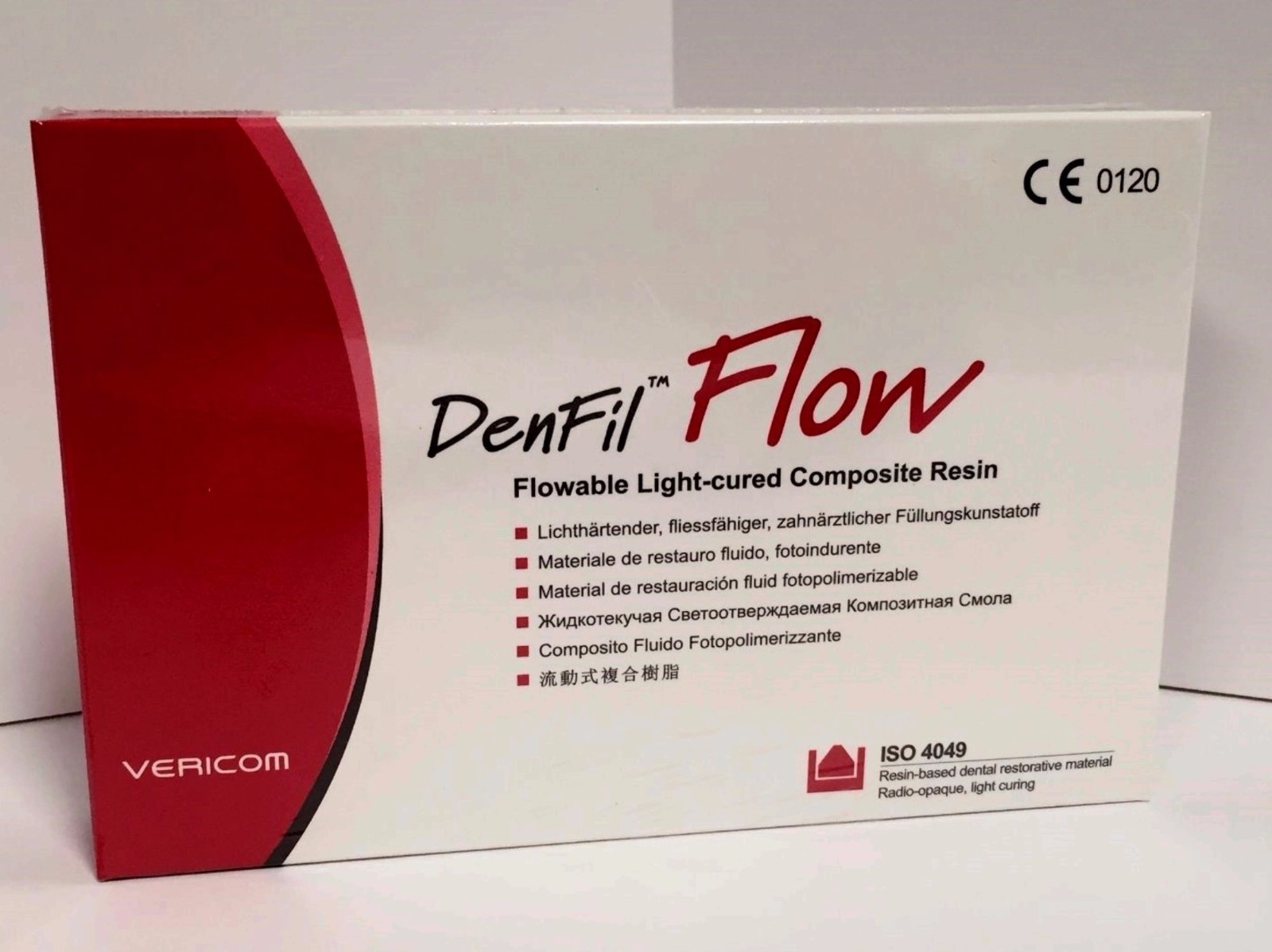 Vericom DenFil Flow Flowable Composite Shade B1, 4 x 2g Syr. + 20 Tip