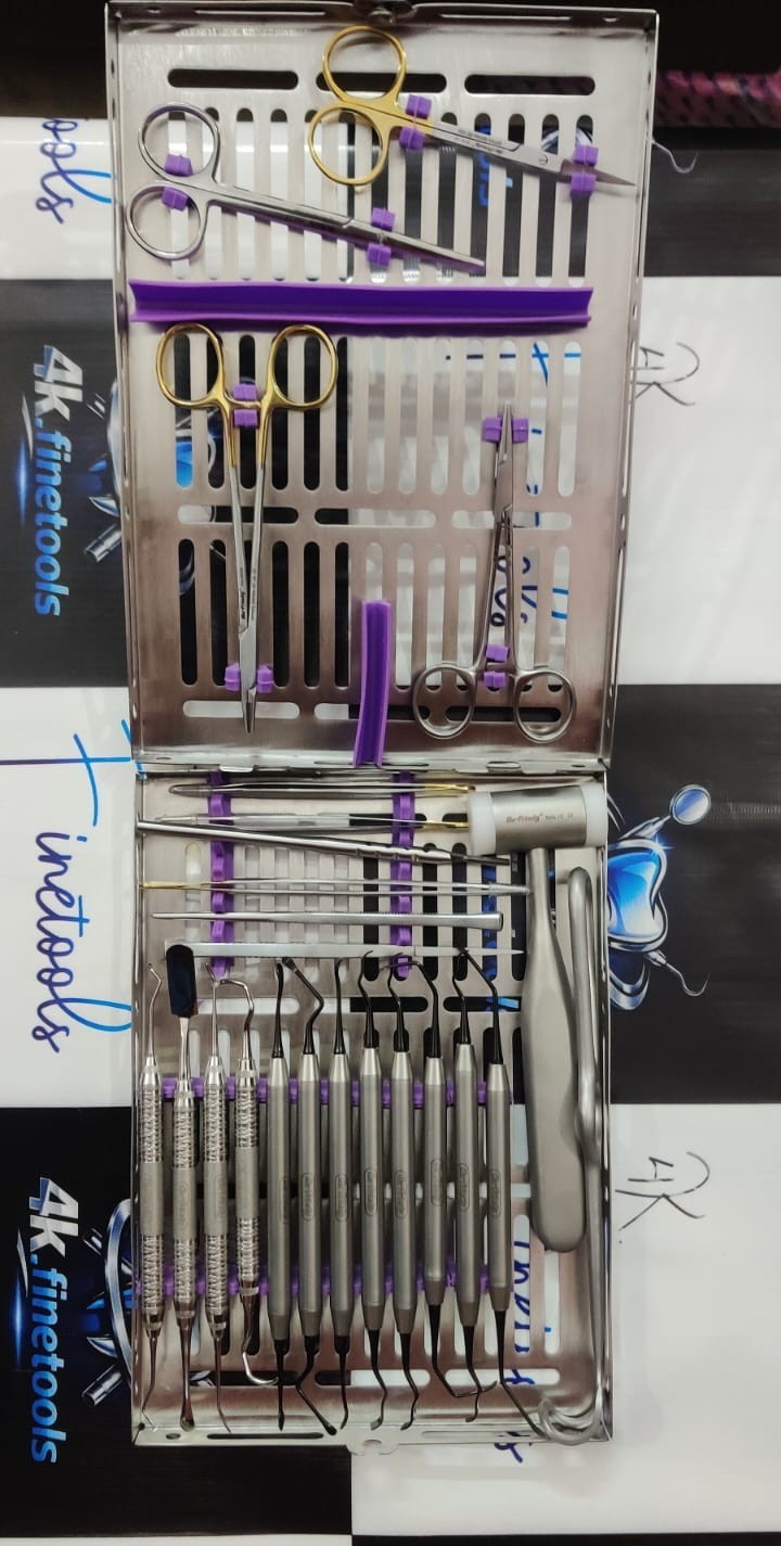 Hu-Friedy Buser Implant and Membrane Surgery Kit of 23 pieces with Cassette