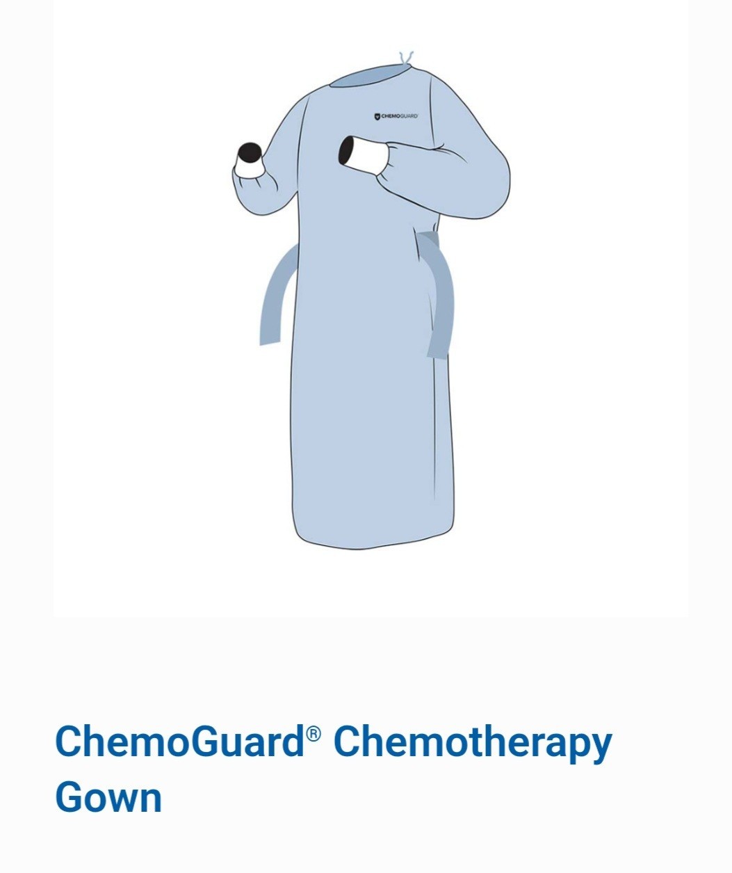 Chemoguard Protective Procedure Chemo Gowns Chemotherapy XL – Pack of 10
