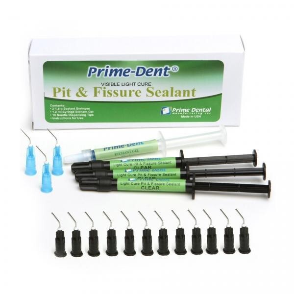 Prime Dental Pit and Fissure Sealant 4 Syringe Kit – Clear