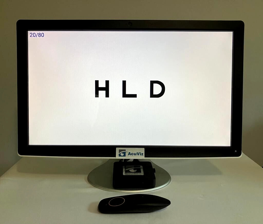 SNELLEN EYE CHART / DIGITAL VISUAL ACUITY SYSTEM made in the USA