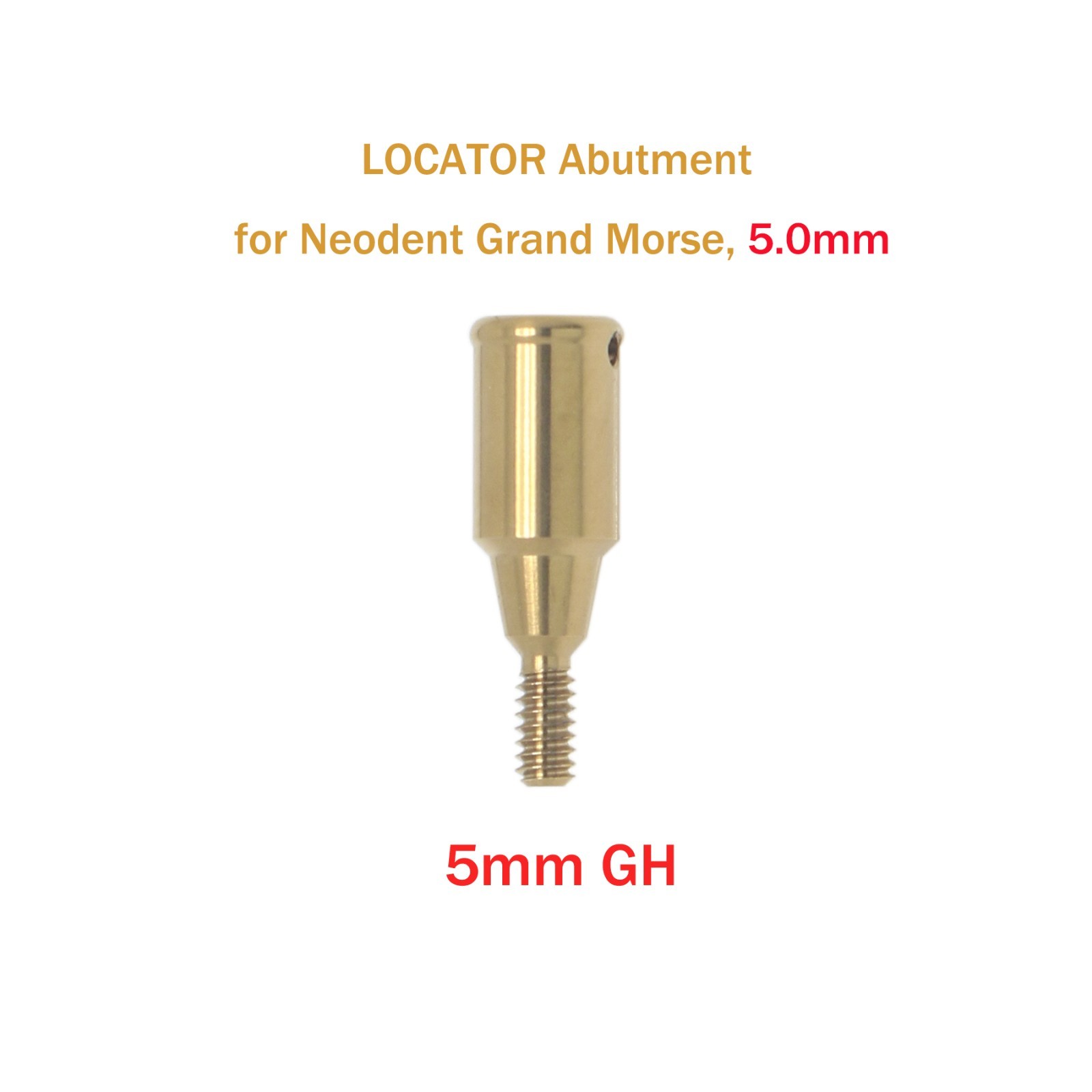 Overdenture LOCATOR Abutment Removable Anchor for NEODENT GRAND MORSE GM 1-6mmGH