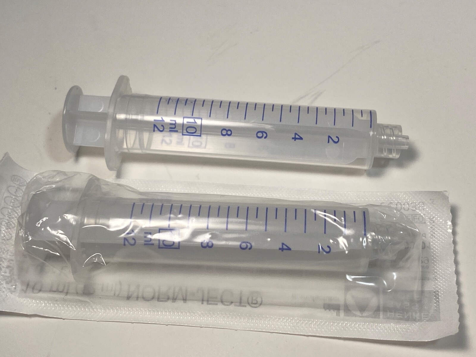 NORM-JECT Luer 10 ML Single use Syringes qty 10 Sealed 8300015886