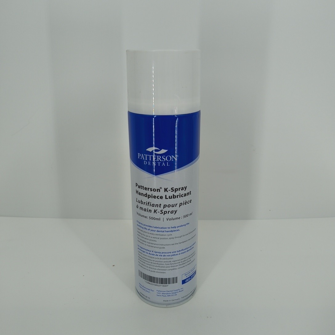 Patterson® K-Spray Handpiece Lubricant – 500 ml Aerosol Can