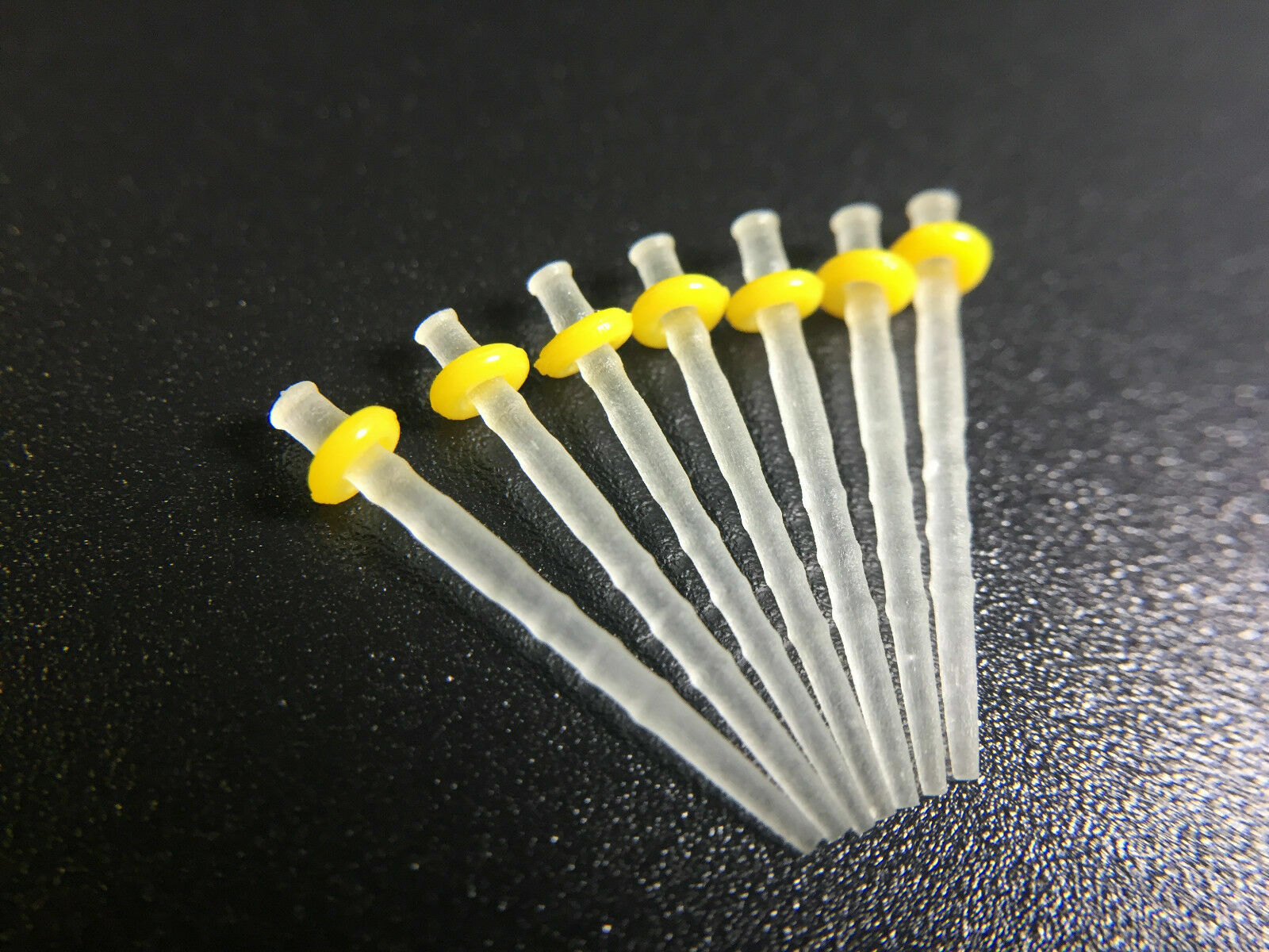 Dental Fiber Post Quartz Glass Screw Thread Straight 1.0mm-1.8mm 65% Fiber Oral