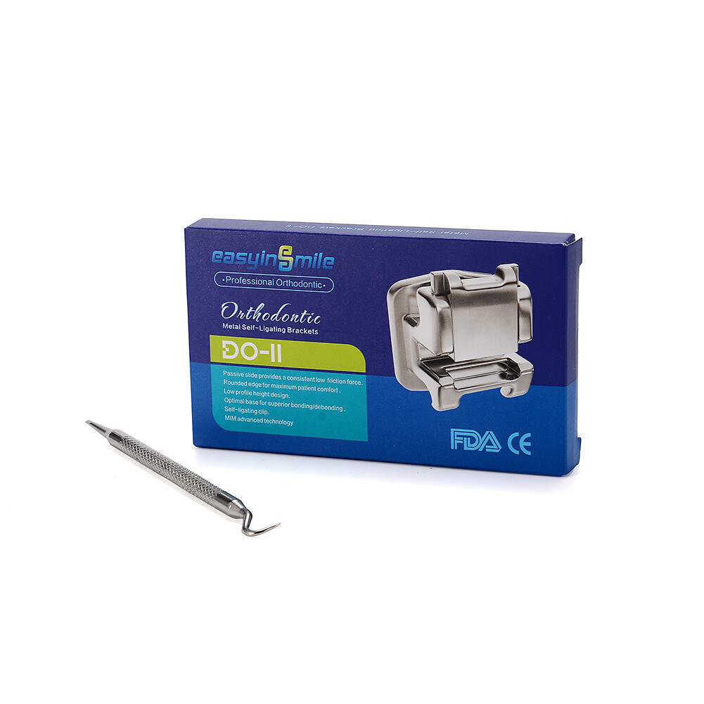 EASYINSMILE Dental Self-ligating Metal Brackets Brace Orthodontic ROTH/MBT 022