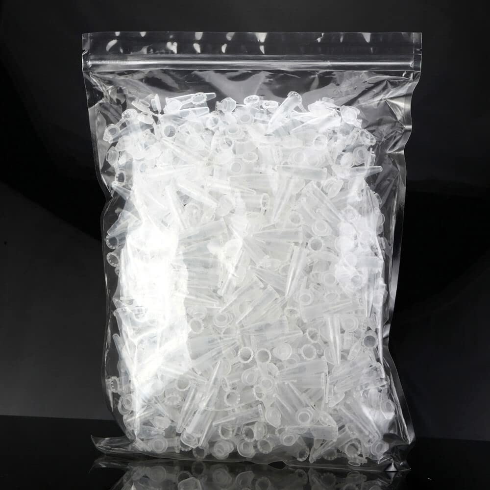 BKMAMLAB 1.5ml Microcentrifuge Tubes 500pcs, EO Sterile 500pcs
