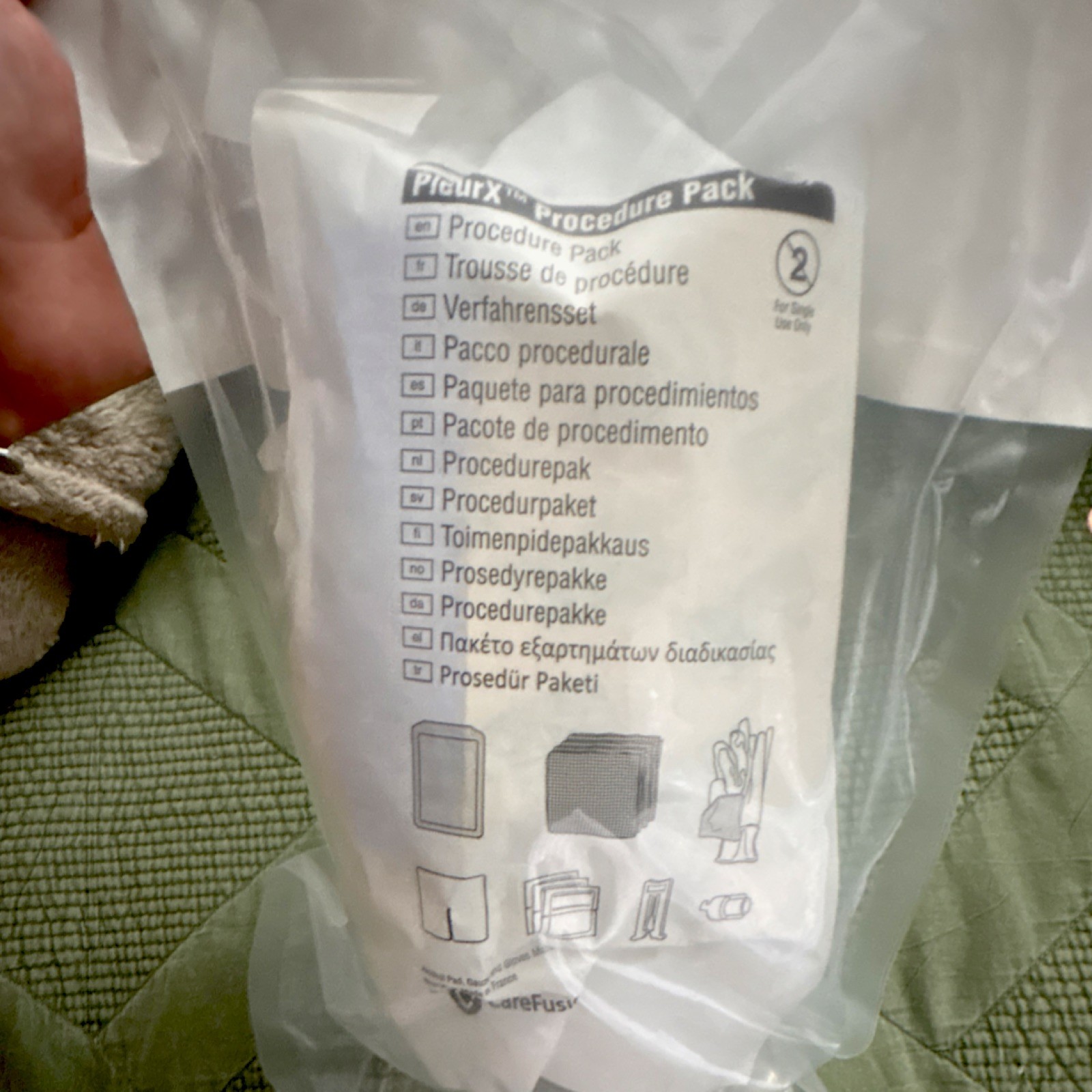 CareFusion PleuX Procedure Pack Medical Laboratory Supply for Medical Use