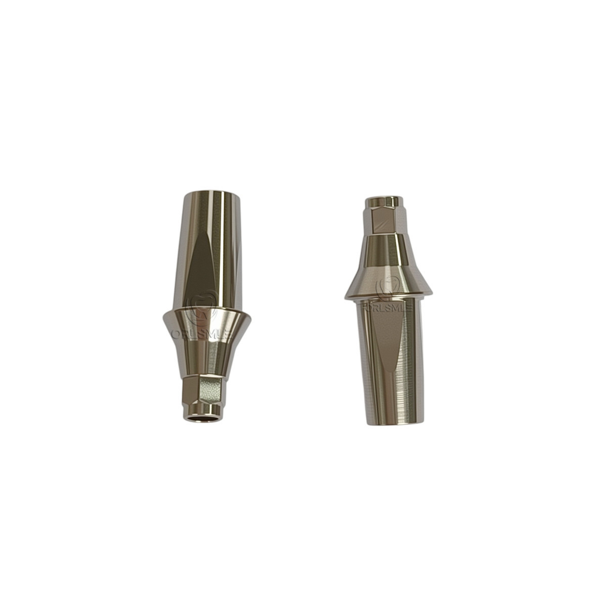 Titanium straight abutment compatible with ICX platform D5.0 with screw